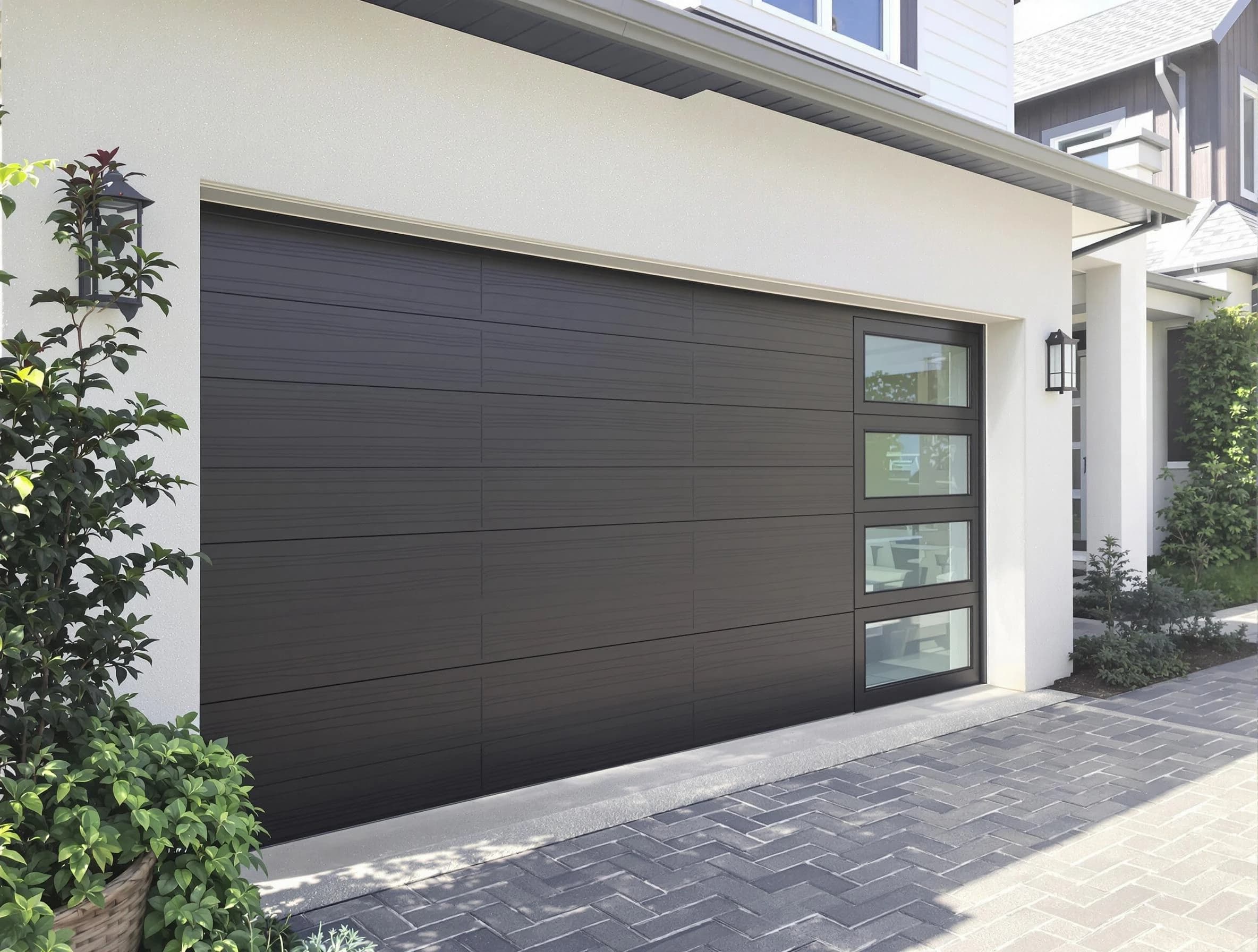 Custom garage door installation by Mansfield Garage Door Repair in Mansfield