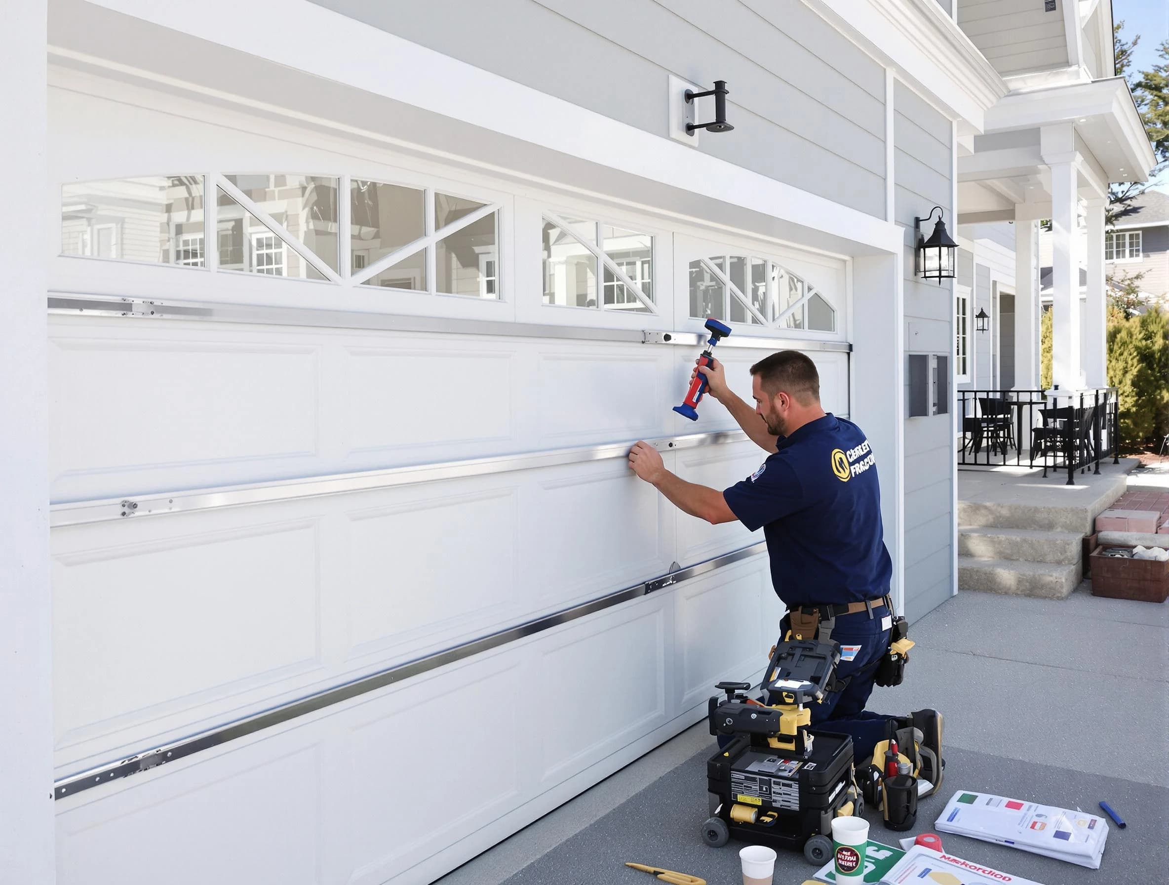 Professional garage door installation by Mansfield Garage Door Repair in Mansfield