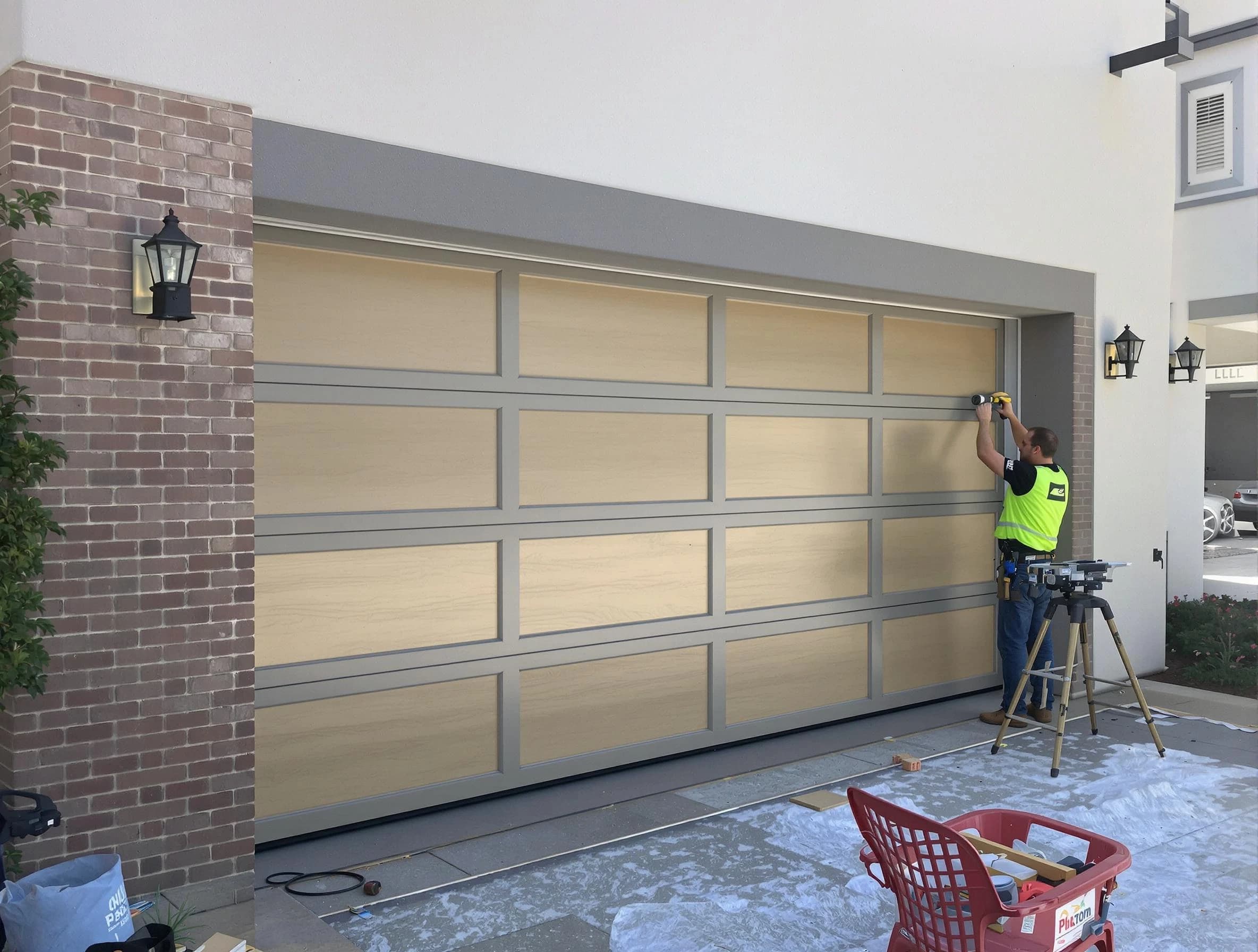 Garage door replacement service by Mansfield Garage Door Repair in Mansfield