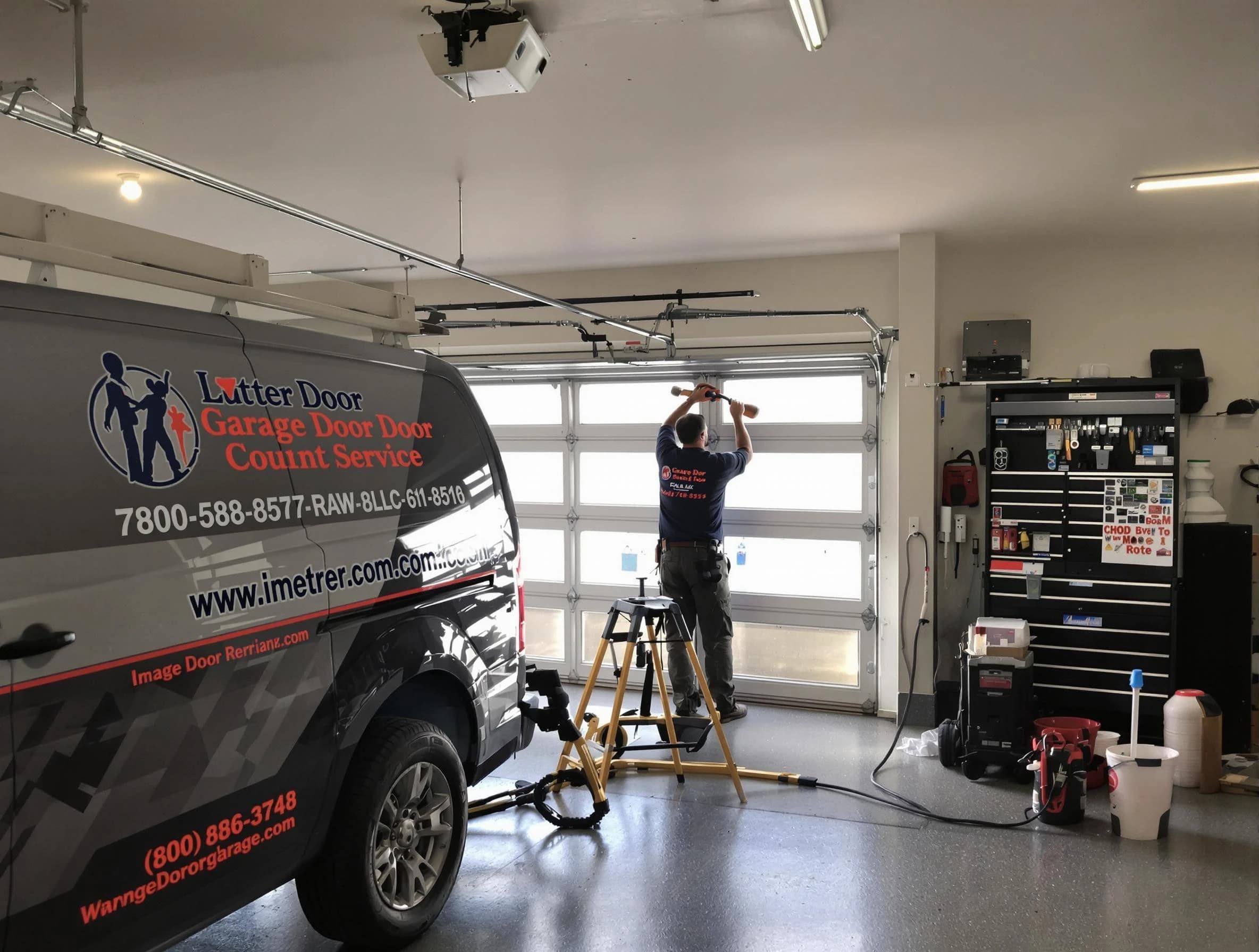 Mansfield Garage Door Repair rapid response team performing same-day repair in Mansfield