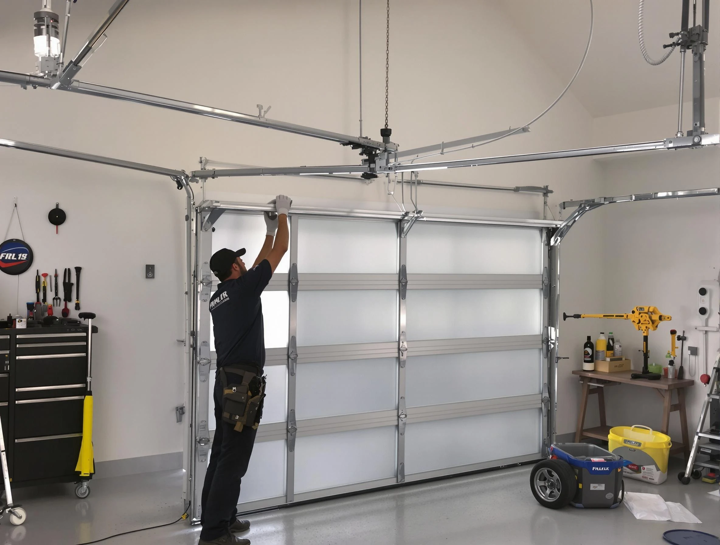 Mansfield Garage Door Repair certified team performing precision garage door installation in Mansfield