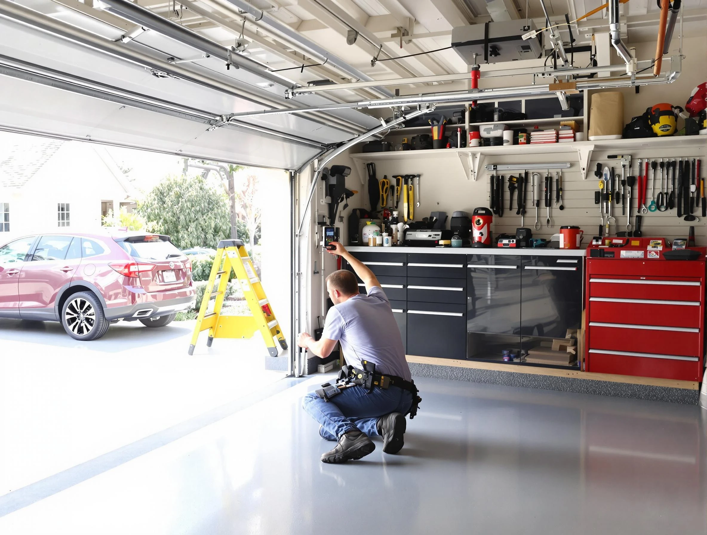 Local garage door repair service by Mansfield Garage Door Repair in Mansfield